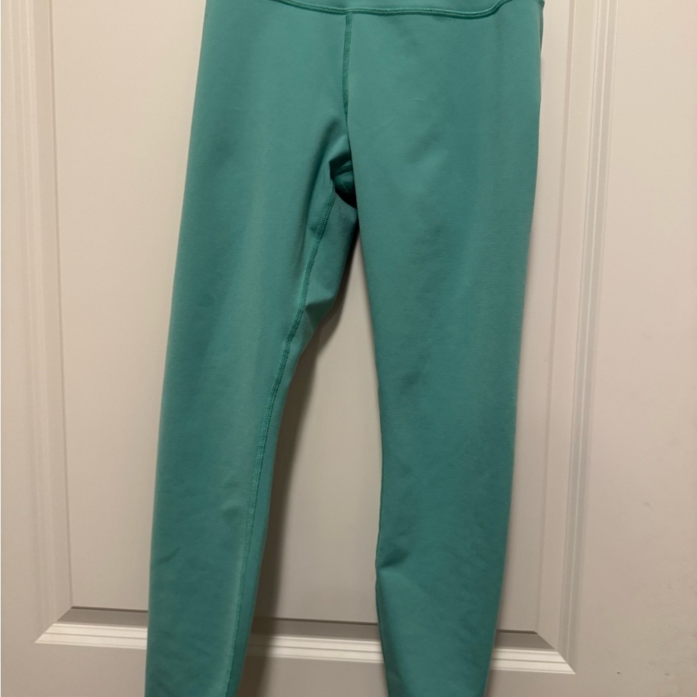 ALO Yoga Green Leggings with High Waist and Full Length